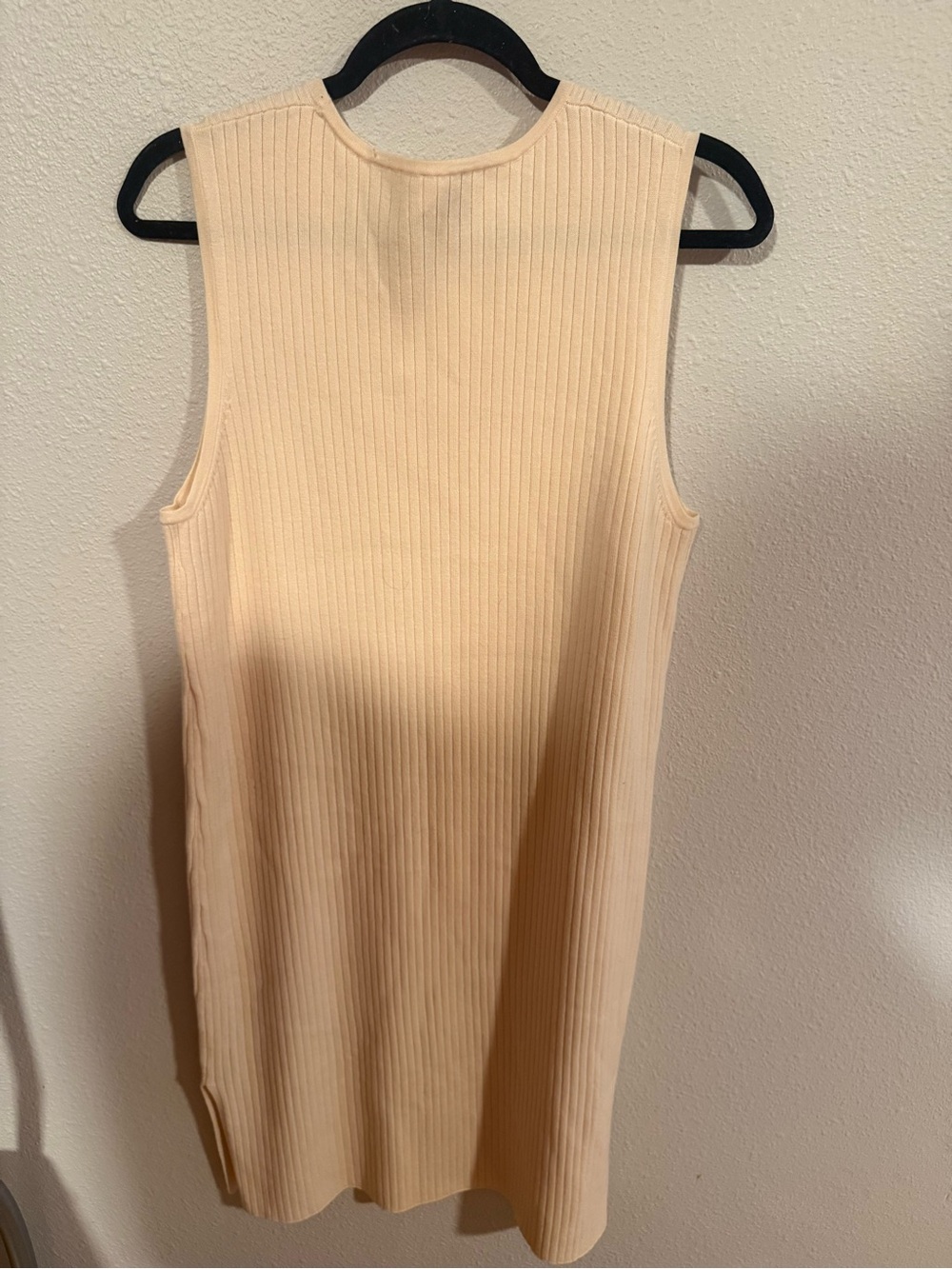 THEORY KNITTED WOOL BLEND DRESS LARGE - Picture 4 of 5